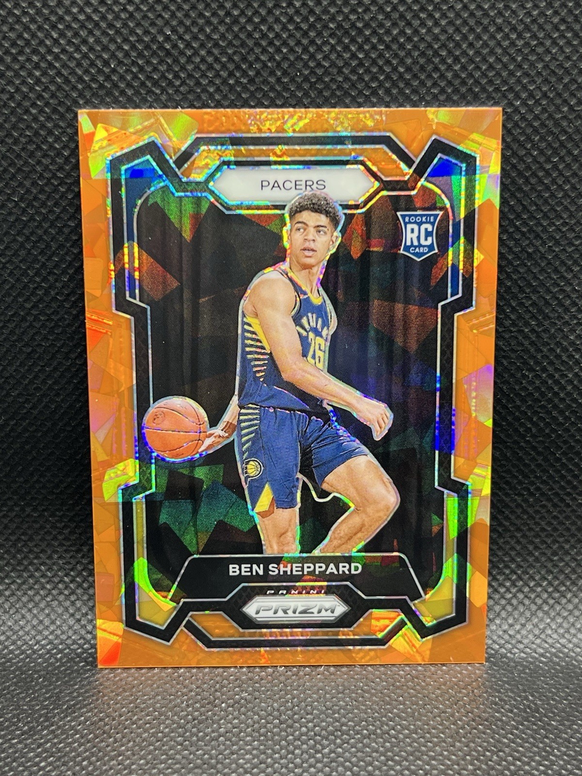 2023-24 Prizm Ben Sheppard ORANGE ICE ROOKIE SP #172 Indiana Pacers RC Panini