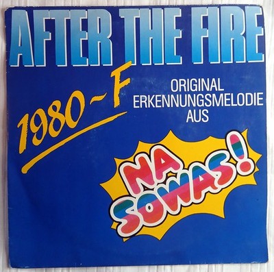VINYL SINGLES 7``45 upm (no CD) AFTER THE FIRE na sowas Titelmelodie 1980