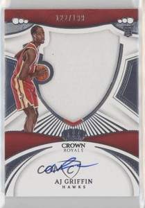 2022-23 Panini Crown Royale Silhouettes /199 AJ Griffin #140 Rookie Auto RC