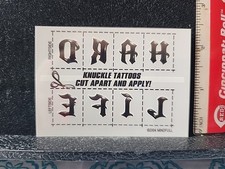 Temporary Tattoo New On Card Various Designs Available Will Combine Shipping