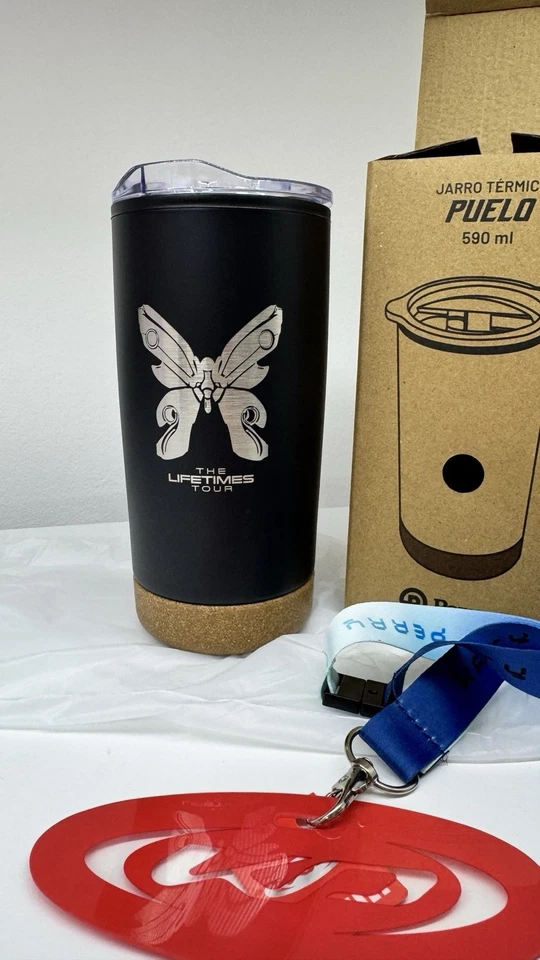 Paquete de Mercancía VIP Katy Perry Lifetimes Tour: Copa Térmica + Cordón AMÉRICA DEL SUR Foto 3 de 4