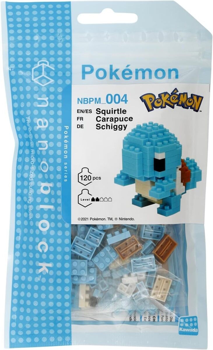 Nanoblock Weiss/Braun/Beige Squirtle - Bild 4
