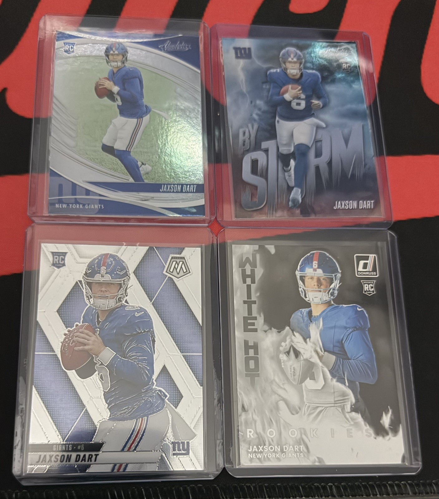 🔥2025 Panini Mosaic Silver Prizm JAXSON DART #362 RC Giants🔥