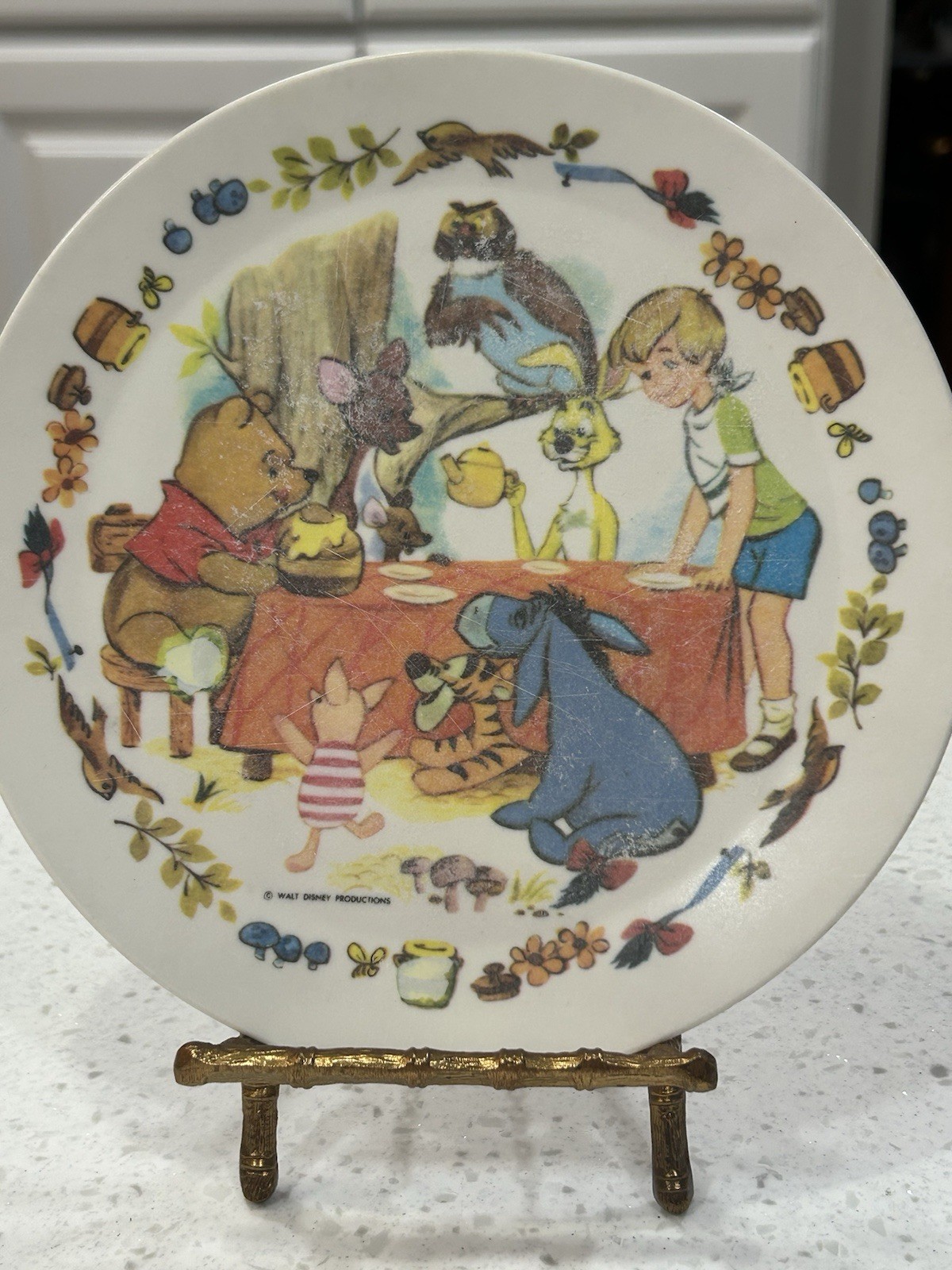 Vtg Walt Disney Prod. Winnie the Pooh & Friends Plastic 8