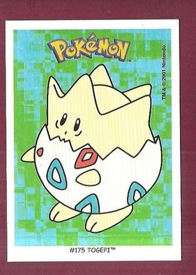 Pokemon Dunkin Boomer Sticker TOGEPI # 175 Karten