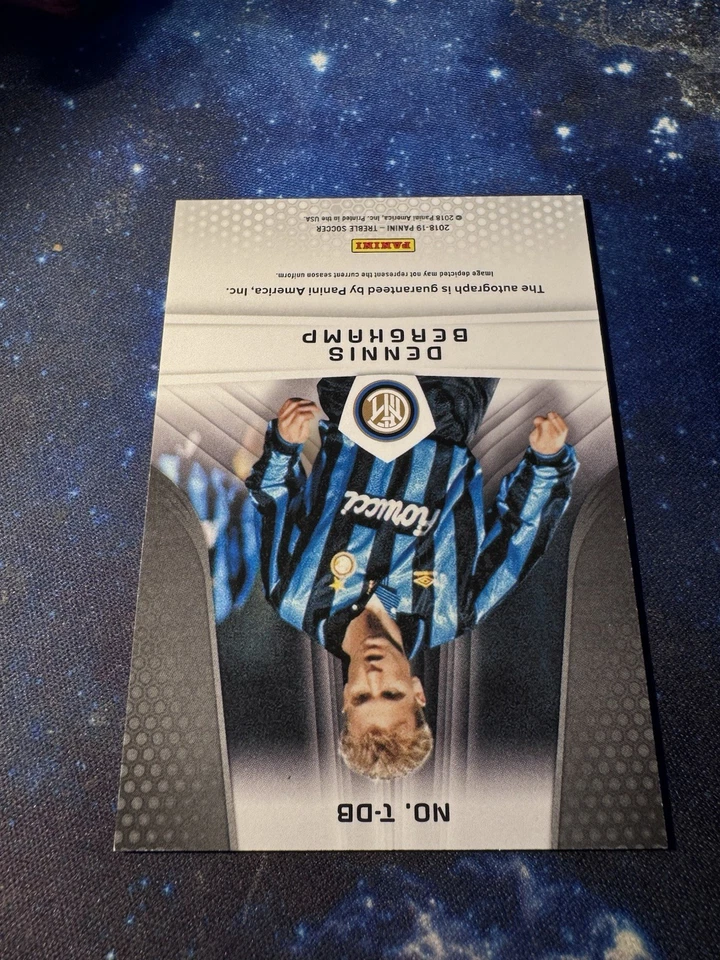 2018-19 Panini Treble Triumphant Auto /199 Dennis Bergkamp #T-DB Auto - Image 4 of 4