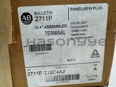 New Sealed Allen-Bradley 2711P-T10C4A2 PanelView Plus 1000 Touch/Color Terminal
