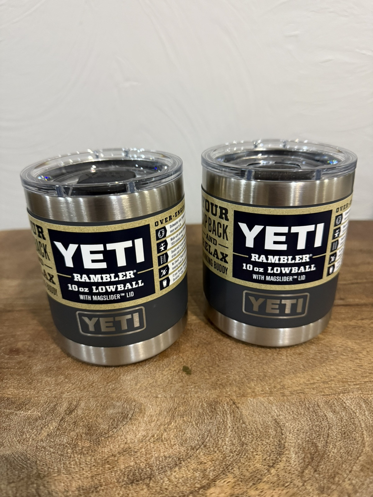 Yeti Rambler 10oz lowball New Rare Discontinued Color Charcoal