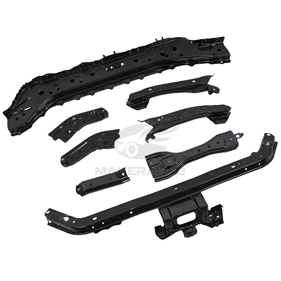 Juego de 8 soportes de radiador de soporte delantero de acero para Nissan Sentra 2013-2019 Foto 2 de 4