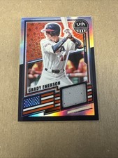 2026 Panini Stars & Stripes USA Materials Grady Emerson #USA-GE Silver Prizm Mem