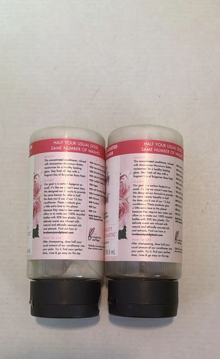 Love Beauty & Planet Blooming Color Conditioner Murumuru Butter Rose 6.75 oz- 2X