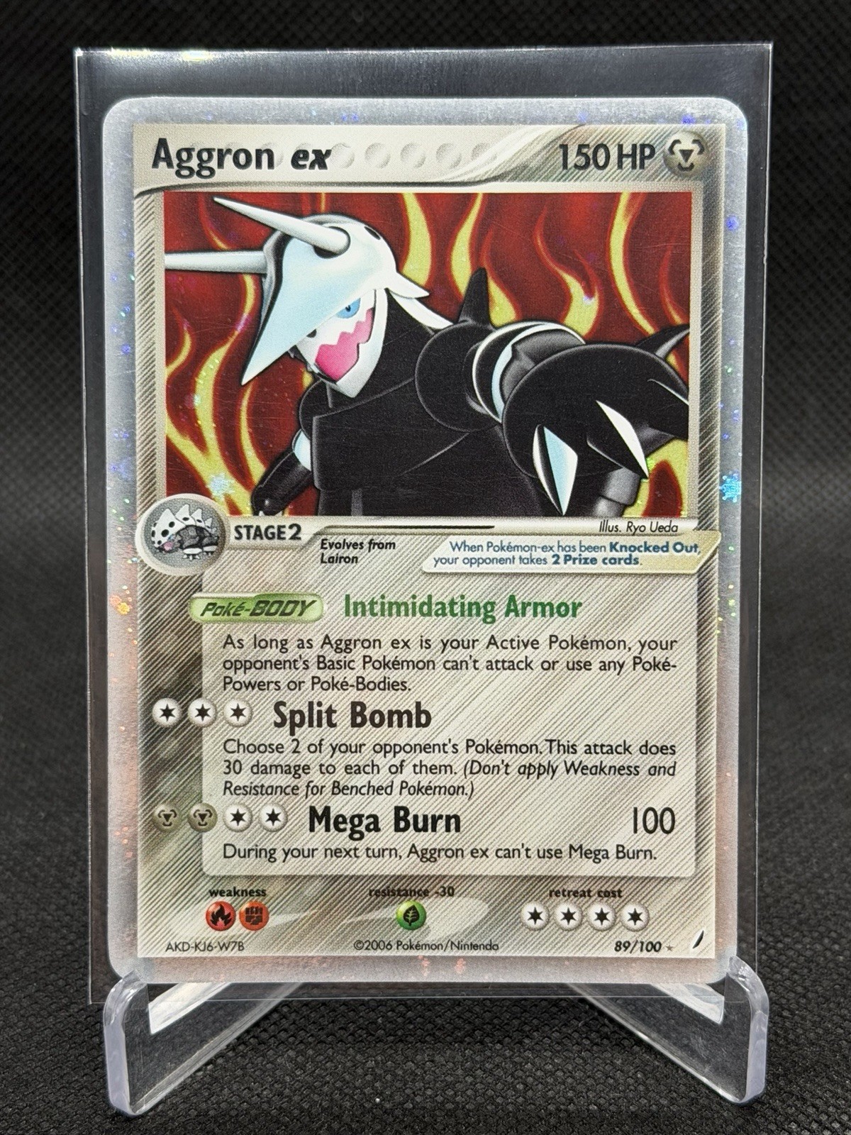 Aggron ex 89/100 Crystal Guardians Holo - NM-