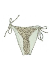 Charlie Holiday. Women Ivory Swimsuit Bottoms S