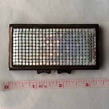 Vintage Whiting & Davis Iridescent White Mesh...