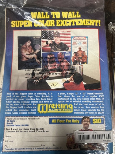 wrestling magazine lot Plus Bonus Stuff Roddy Piper Story 3 DVD Set - Picture 9 of 18