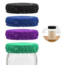 Fermentaholics Breathable Mason Jar Cloth Covers - Multi Color 4 pack