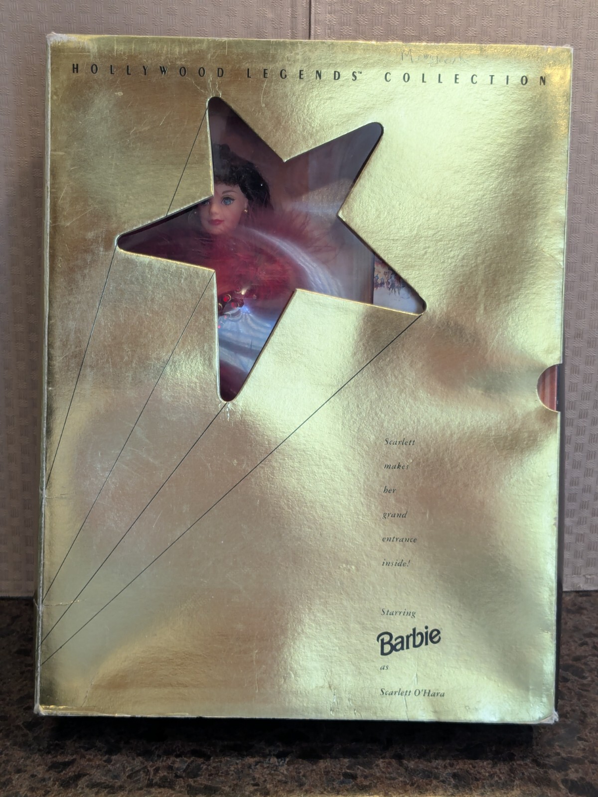 VTG 1994 Mattel Gone With The Wind-SCARLETT O'HARABarbie-Red Gown#12815-see pics