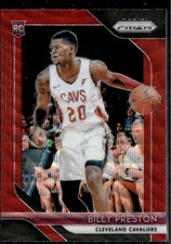 2018-19 Panini Prizm - Billy Preston #19 Ruby Wave Prizm (RC)