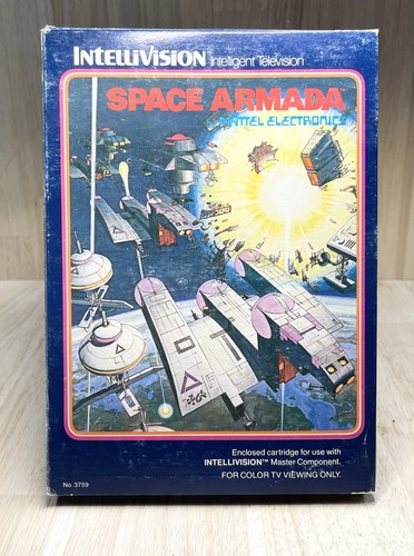Space Armada for Mattel Intellivision - CIB With Joystick Inserts - Bild 1 von 3