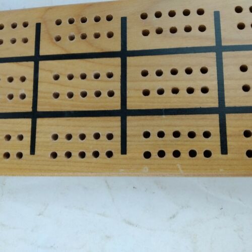 Pleasantime Cribbage Board Game No. 706 3-Track in Original Box Vintage - Picture 3 of 10