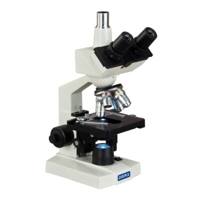 OMAX 40X-2000X LED Trinocular Biological Compound Microscope w Mechanical Stage