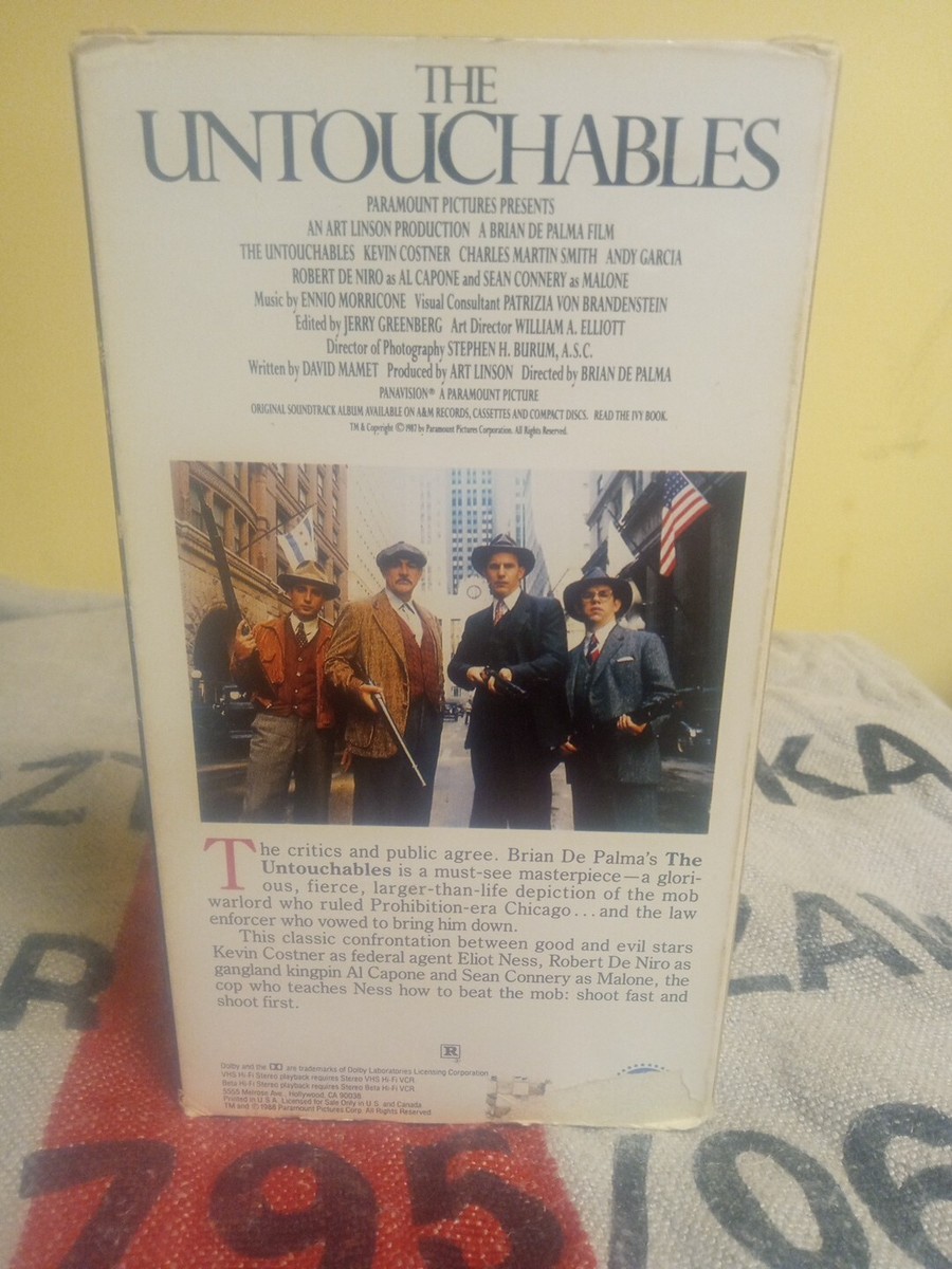 The Untouchables [VHS Tape] [1987] | eBay