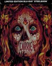 NEW OOP CARRIE STEELBOOK MOVIE BLU RAY 1976