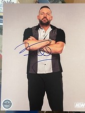 QT Marshall  8”x10” Autographed Photo AEW Crate All Elite Wrestling ROH WWE NJPW
