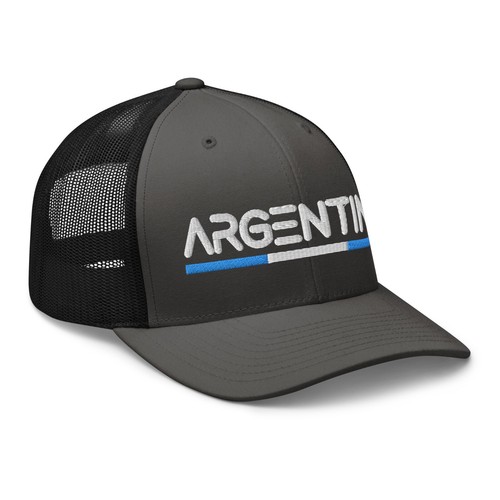 Minimal Argentina Flag Trucker Hat Mesh Argentina Trucker Cap - Picture 11 of 13