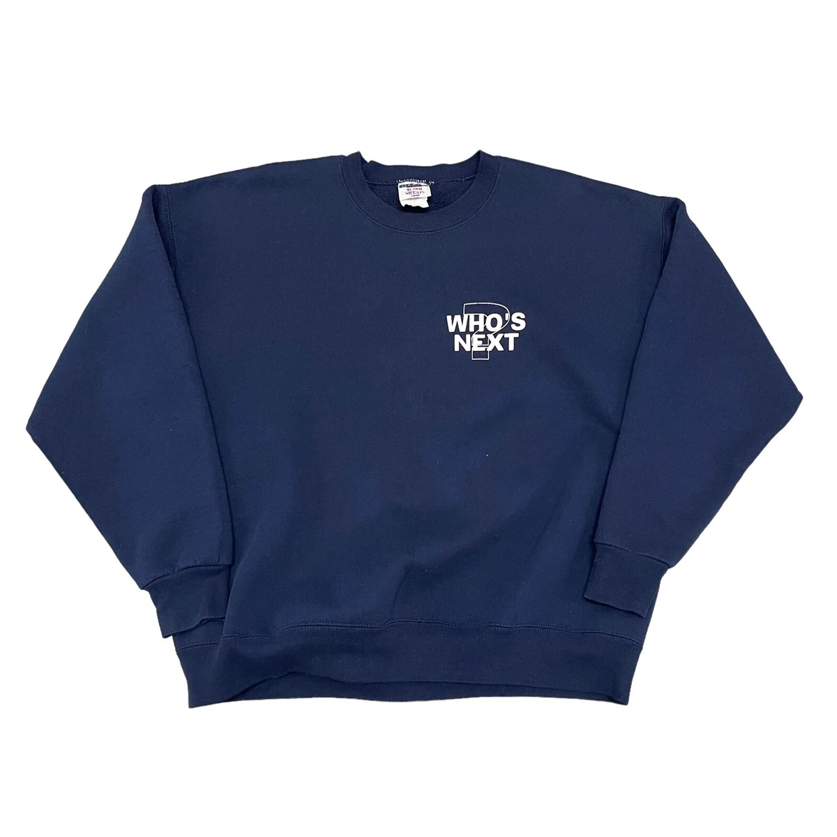 Vintage Y2K Who s Next Verizon Promo Sweatshirt Mens L XL Blue