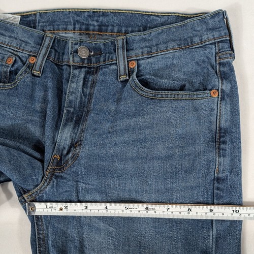 Levi's 541 Denim Men's Jeans 30x34 Regular Fit Blue W30 L34 Zip Fly - Picture 6 of 22