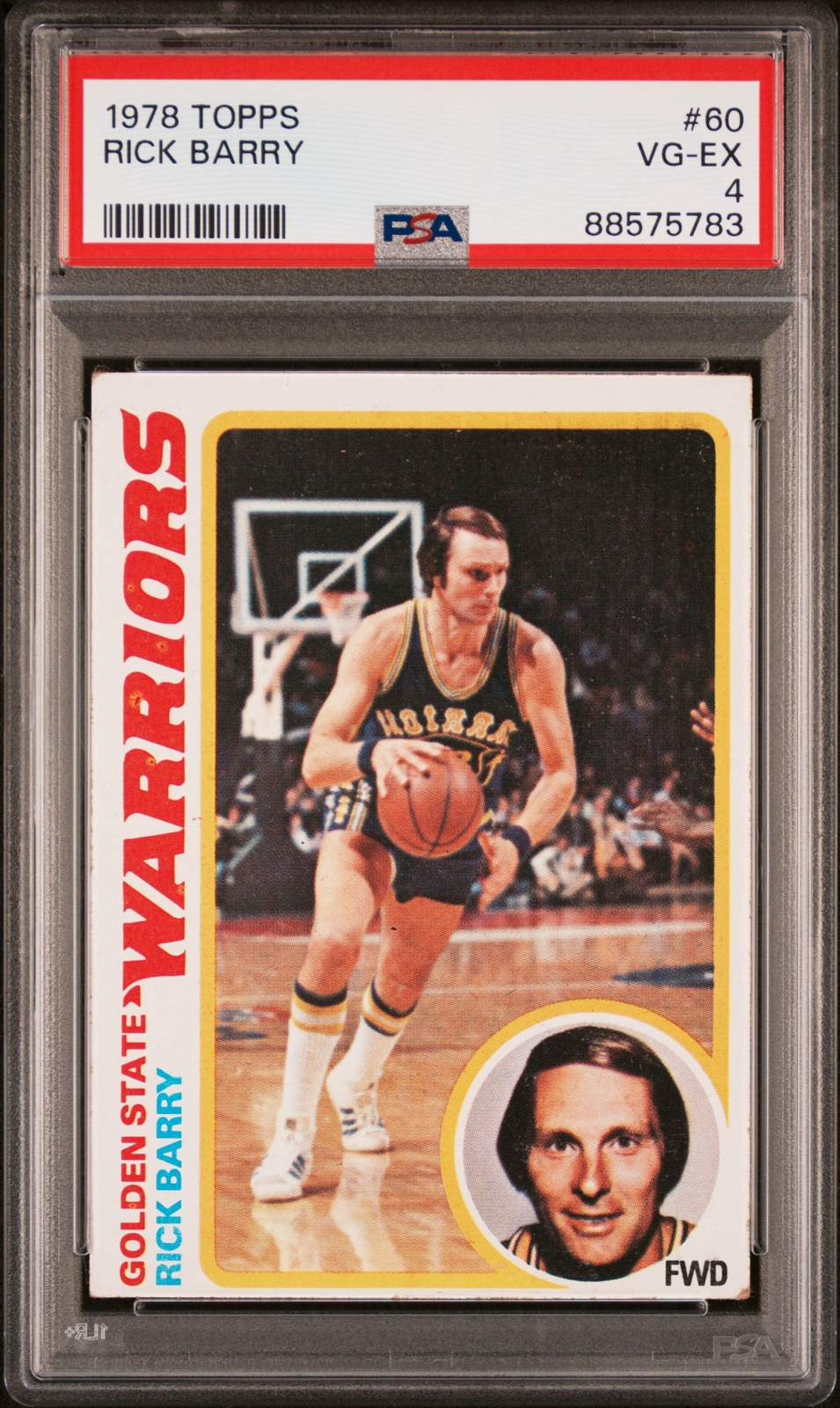 1978 TOPPS 60 RICK BARRY VINTAGE CARD PSA 4
