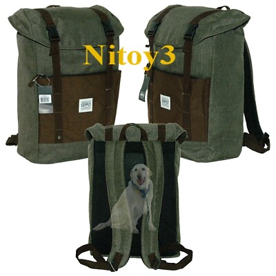 London Fog Supply Company Rucksack Backpack Bag-Olive Green  display picture 2