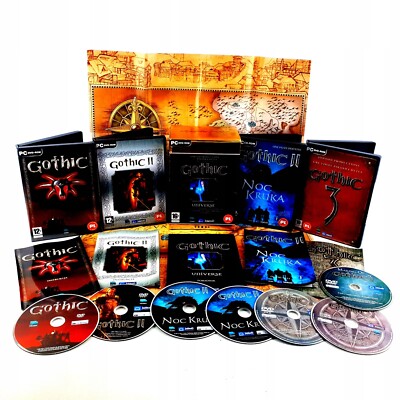 GOTHIC UNIVERSE 1 2 3 I II III PC VERY RARE POLISH COLLECTOR'S EDITION PL