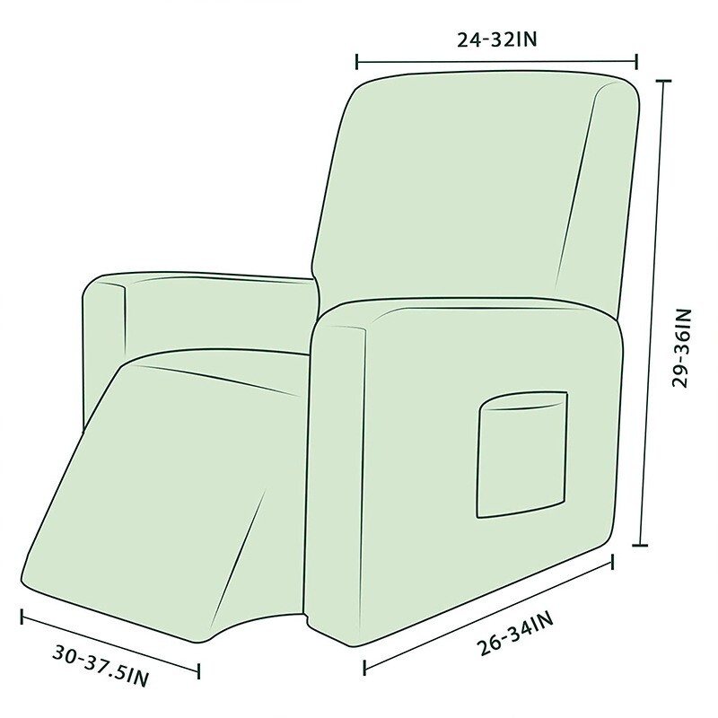 Stretch Recliner Slipcover, Couch Cover, Sofa Cover, Furniture Chair