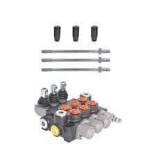 13 GPM 3 Spool Hydraulic Control Valve Double Acting SAE Ports 3600 PSI