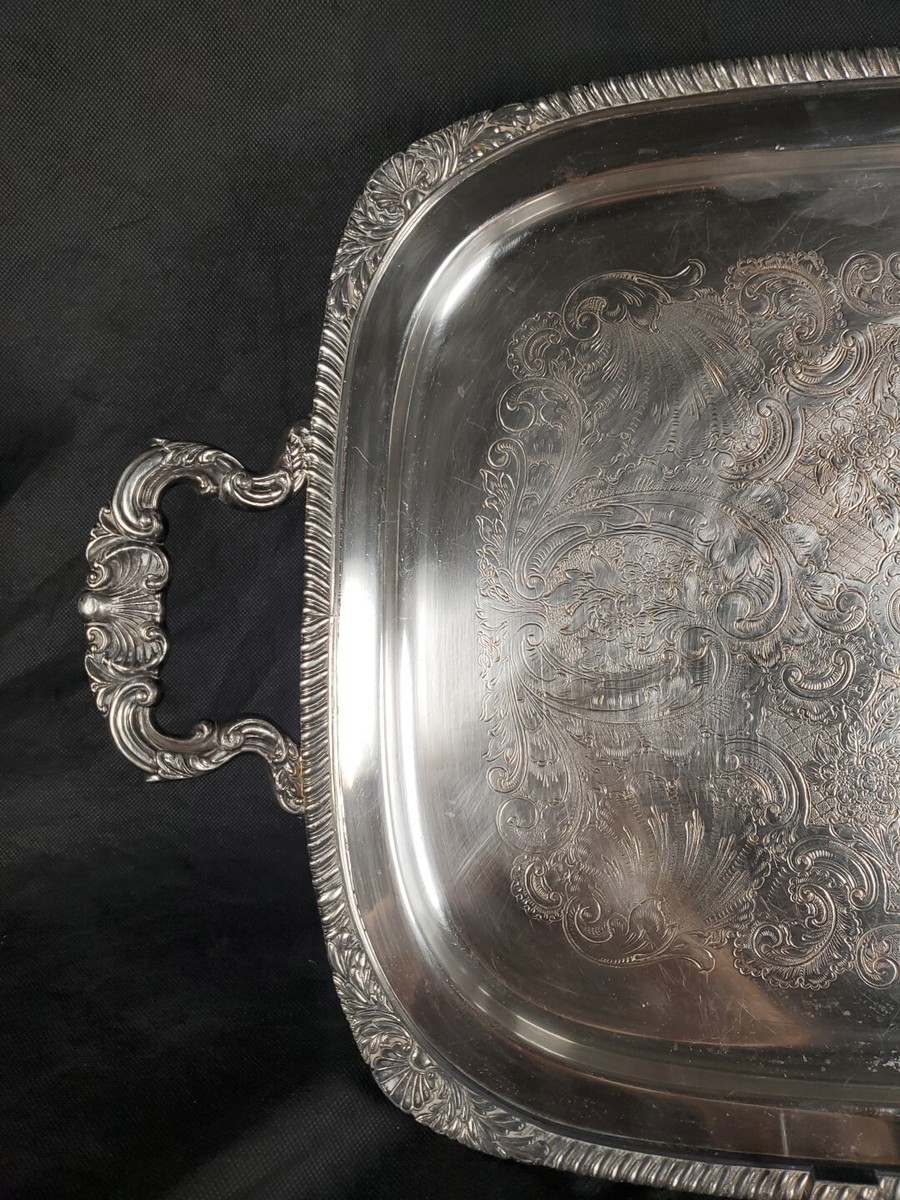 Antique F.B. Rogers Silver Co. Trademark 1883 Silver Plate Large