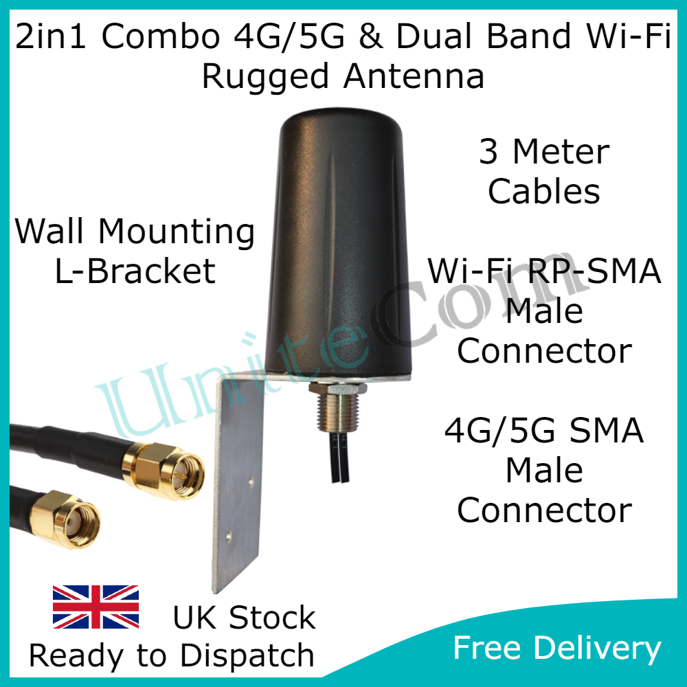 2in1 5G WiFi Combo Antenna Heavy Duty Broadband Mobile Internet
