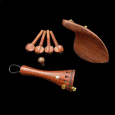 New Viola rosewood part pegs/Tailpiece/Chinrest/Endpin,inlay Paris eye