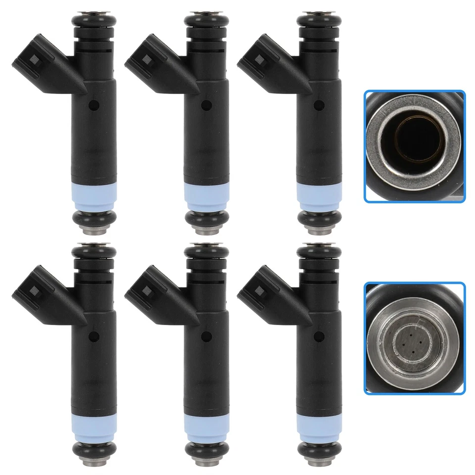 Set of 6 Fuel Injectors For Dodge Grand Caravan Chrysler Pacifica 3.8L 2005-2007 - Изображение 3 из 4