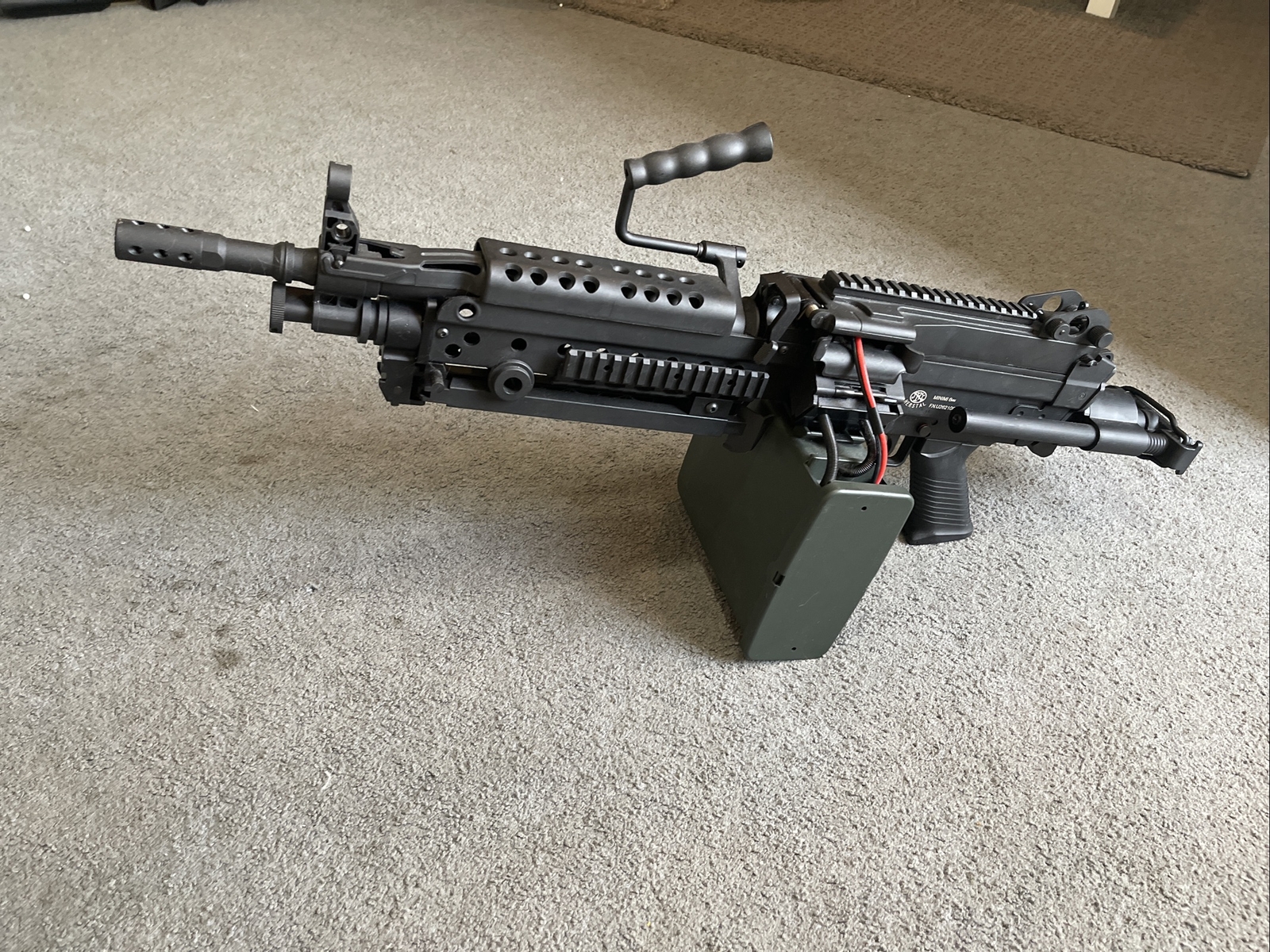 Cybergun Max 55 OFF FN Licensed M249 Gearbox Metal Airsoft "Featherweight"