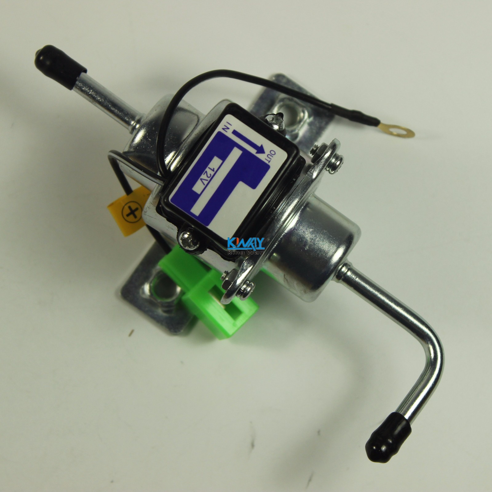 New Universal 12V Low Pressure Gas Diesel Electric Fuel Pump 1/4 Tubing 3-5 PSI - Foto 4