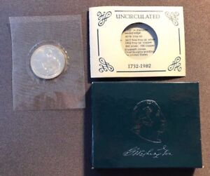 1982 George Washington Uncirculated Half Dollar Commemorative