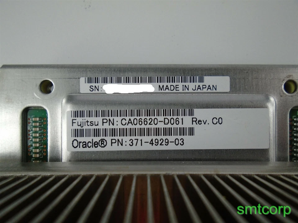 SUN 371-4929 3.0GHZ / 12MB SPARC64 VII+ CPU MODULE M8000 / M9000 - Image 3 of 3