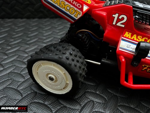 Vintage NIKKO MASCOT 4WD Frame Buggy RC Car 1987 1/14 Scale RED & Remote - Picture 9 of 19