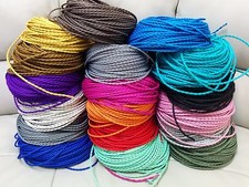 15 ft Simple Vintage 2-Wire Twisted Cloth Covered Wire Antique Pendant Lamp Cord