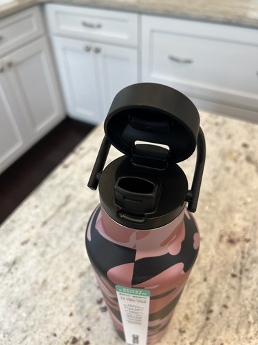 NEW Corkcicle 20oz. Triple Insulated Stainless Steel Sport Canteen - Rose Camo - Picture 7 of 8