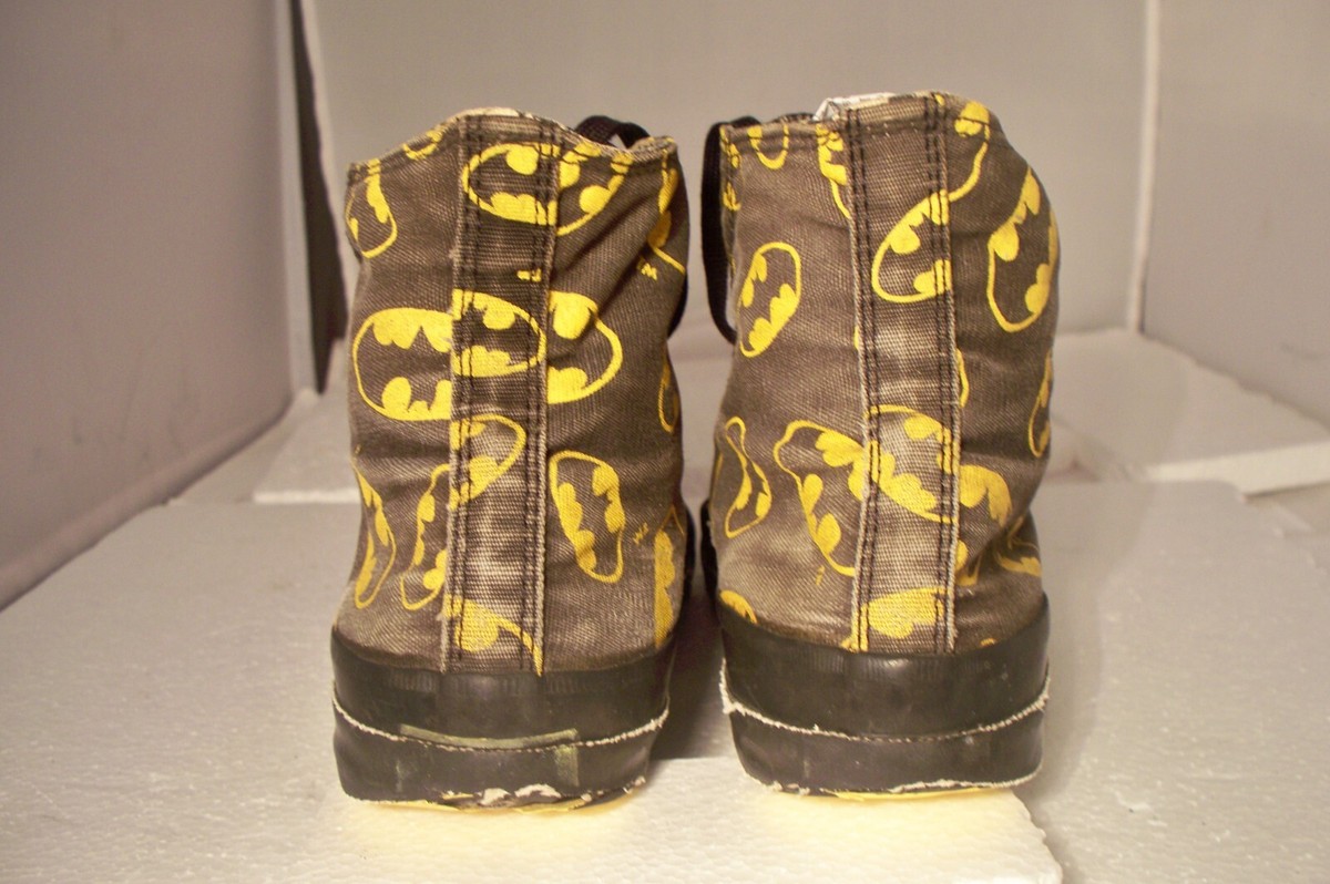 VINTAGE 1989 Converse Made In USA Batman DC Comics Sneakers