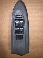 Interruptor de ventana principal Chevy Trailblazer 2002-2005 y bisel gris oscuro 03 04 05 OEM