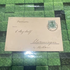 German Empire Stamp Postal Receipt Letter Head  Old Stamps German Stamp.